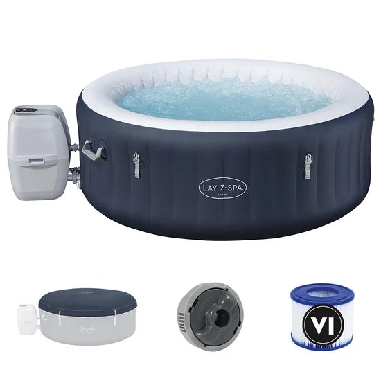 Bestway Lay-Z-Spa Miami AirJet 6001C - Ø180x66 cm - Piscina hidromasaje spa para 3-4 Personas