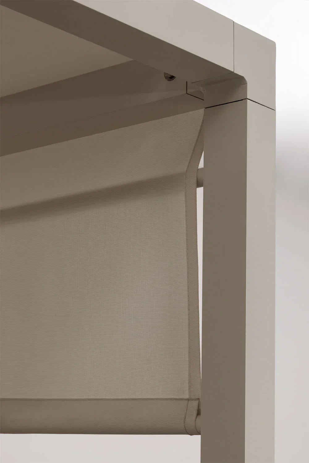 Cama balinesa reclinable en aluminio y tela Nasau