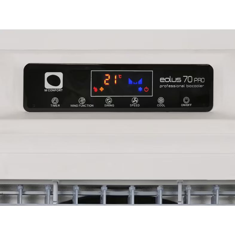 Climatizador Evaporativo Portátil MCONFORT EOLUS 70 PRO - 100m2. 7000 m3h