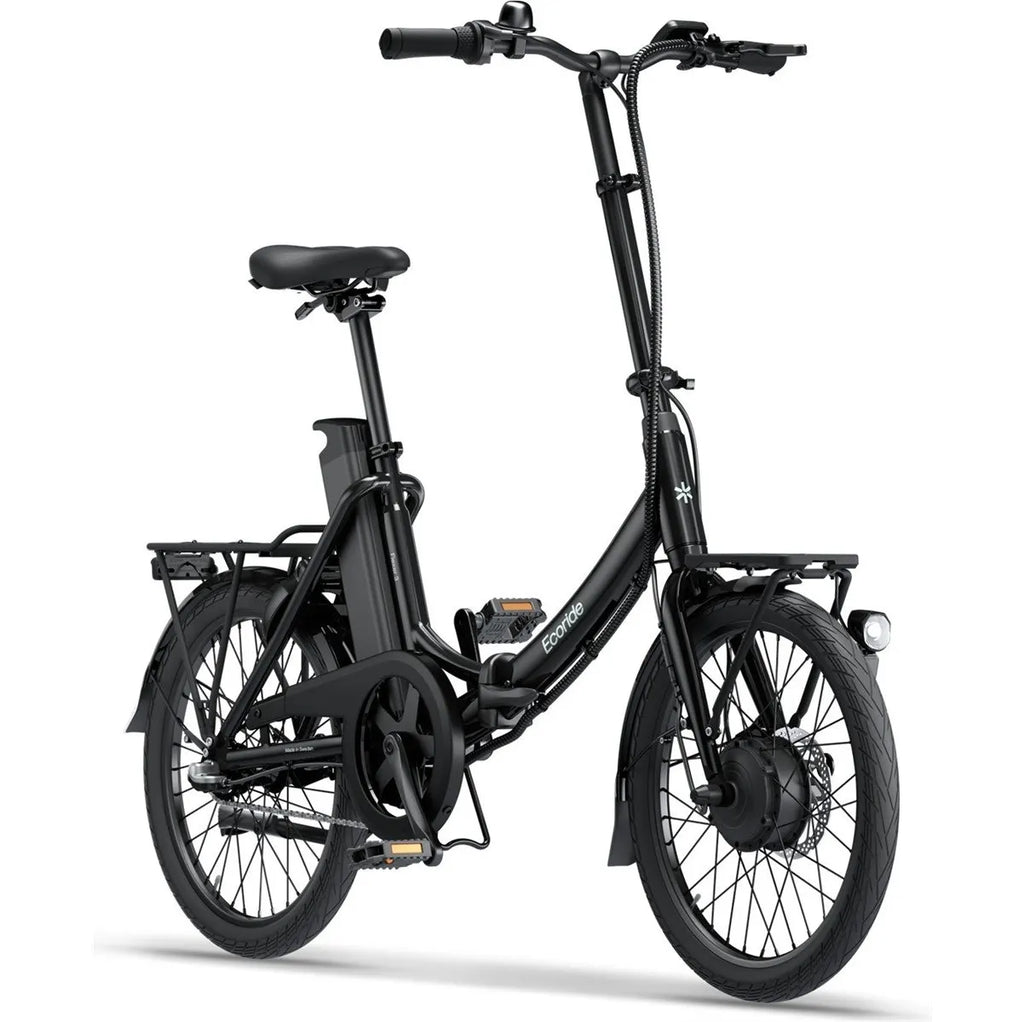 Elcykel Ecoride Flexer 3 Framhjulsmotor Fotbroms Black
