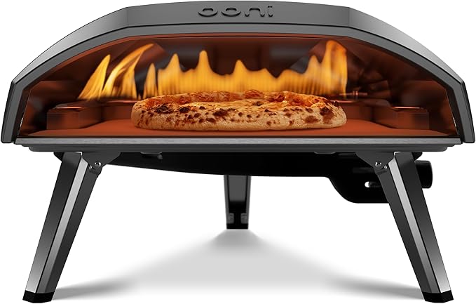 Horno Portátil para Pizza de Exterior Ooni Koda 16 a Gas (37 mBar) - Pizzas en 60 Segundos a Alta Temperatura