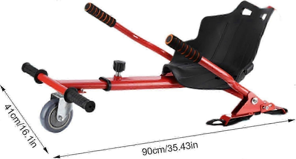 Hoverboard Kart-säte Hoverboard-sätesfäste, självbalanserande scooter Hoverkart-stativ Allmänna gokart-tillbehör, svart