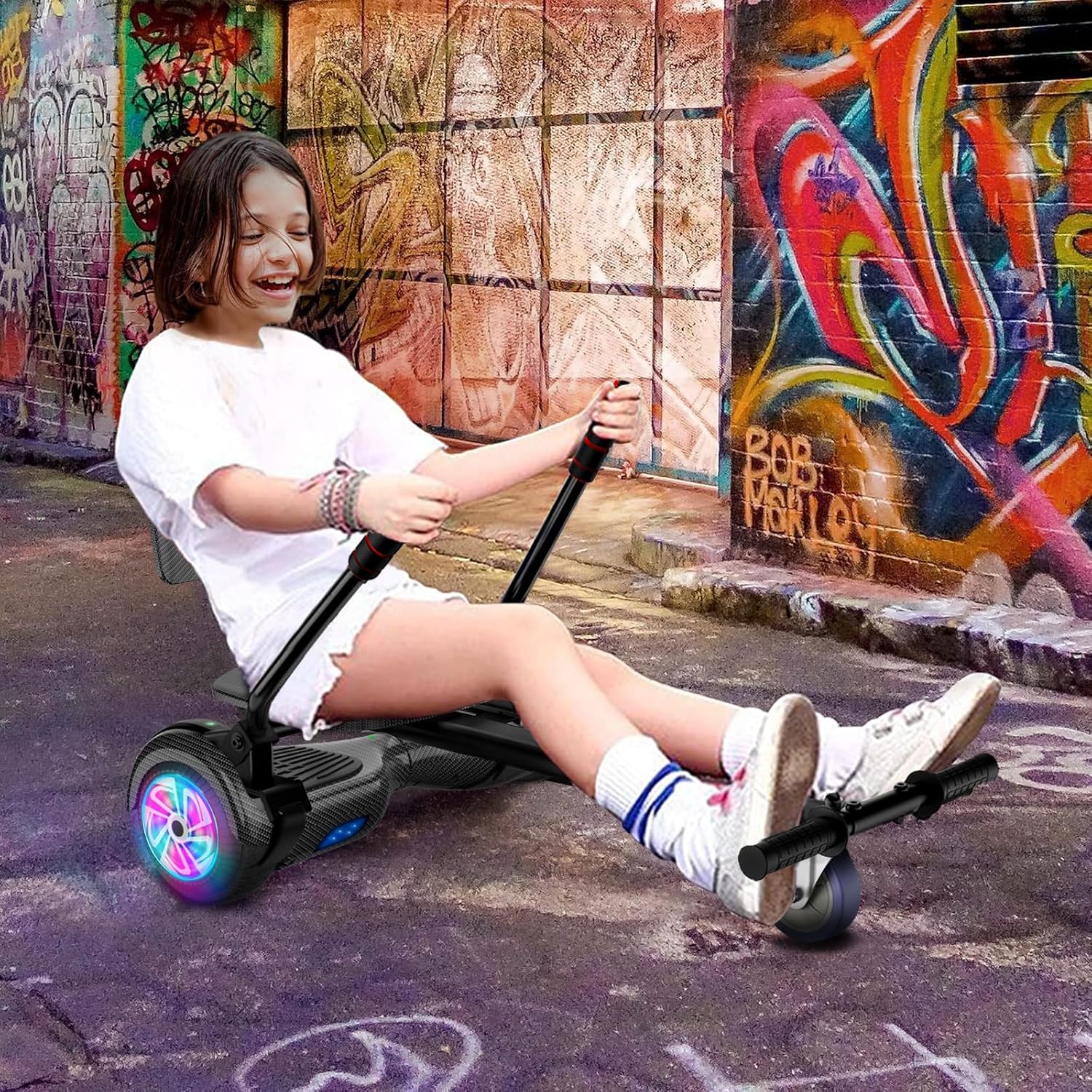 Hoverboard med säte och Bluetooth (6,5 tum)