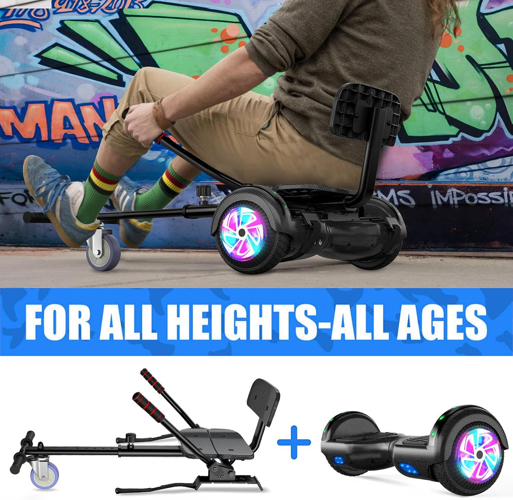 Hoverboard med säte och Bluetooth (6,5 tum)