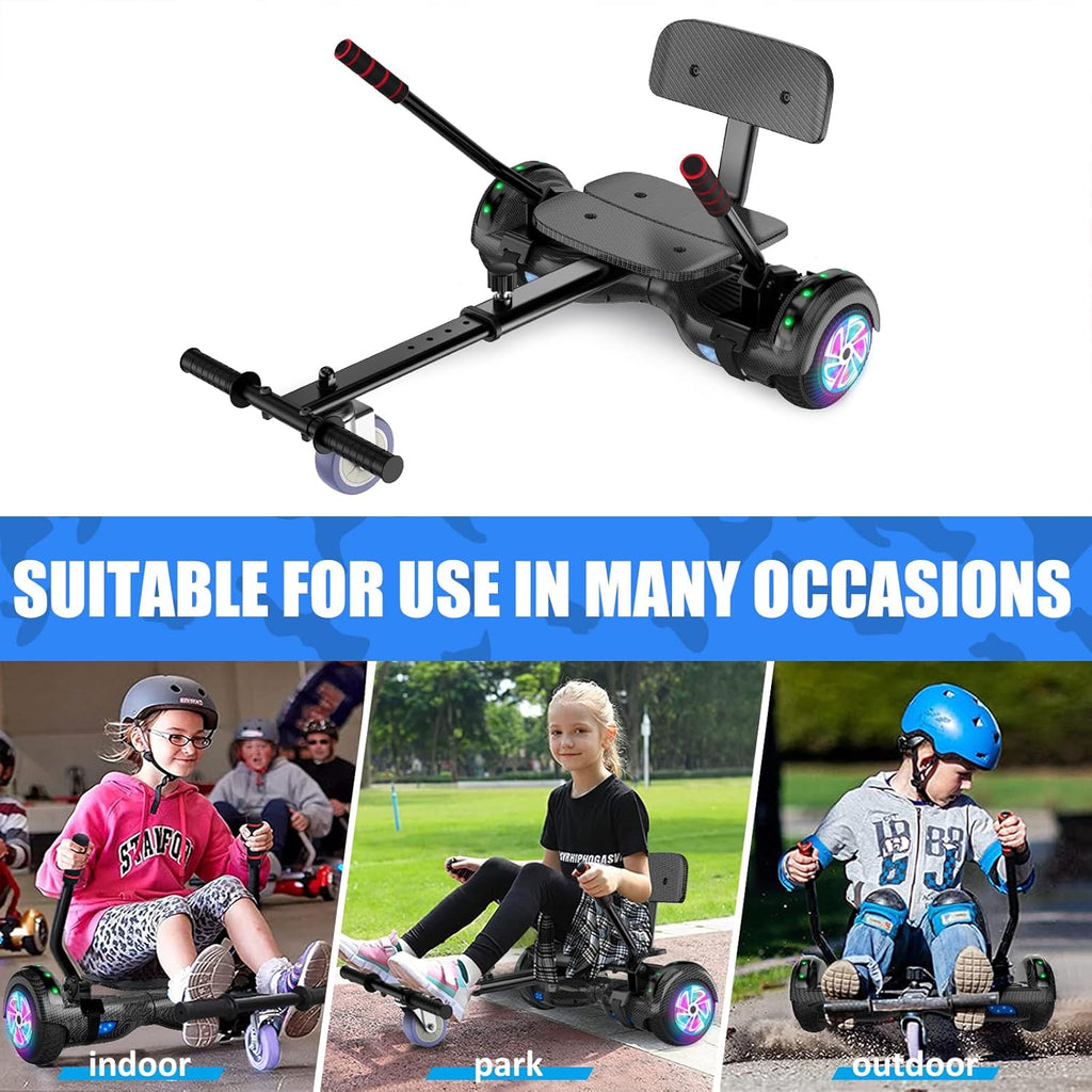 Hoverboard med säte och Bluetooth (6,5 tum)