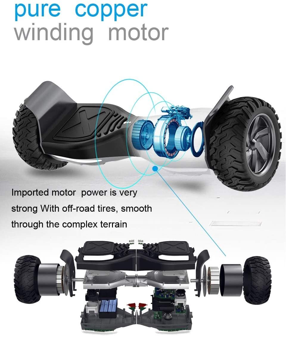 Hoverboard ståhjuling cross