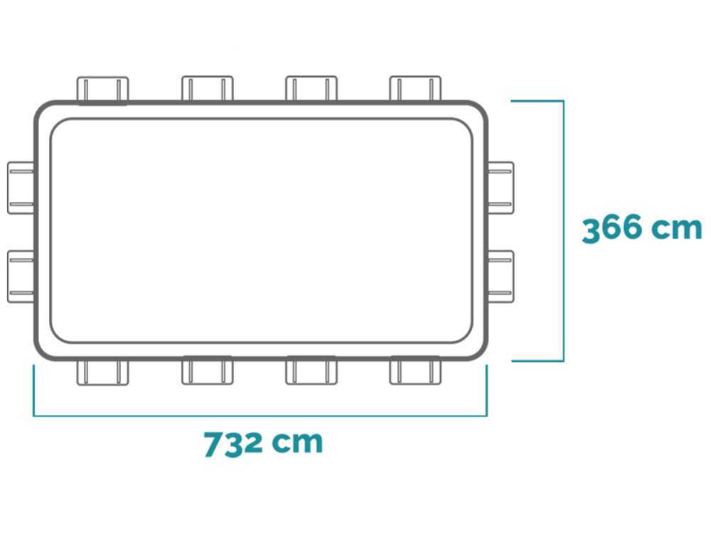 Intex Ultra XTR Frame 26364NP - 732x366x132 cm - Piscina elevada