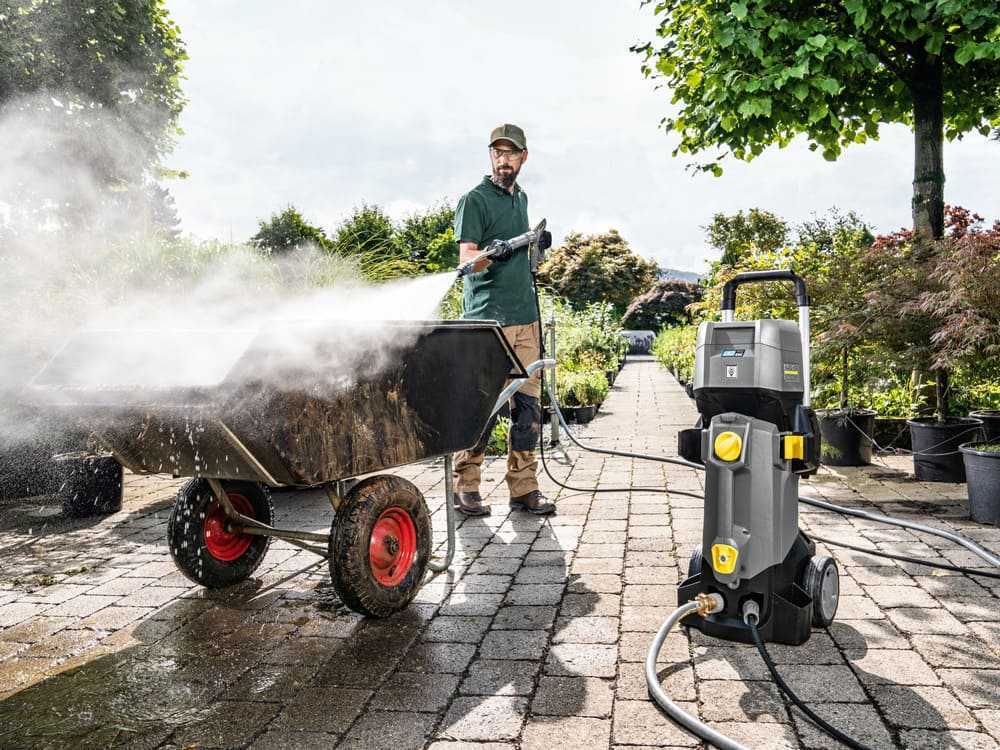 Kärcher Pro HD 411 C Bp - Hidrolimpiadora profesional - 36V - BATERÍA Y CARGADOR NO ESTÁN INCLUIDOS