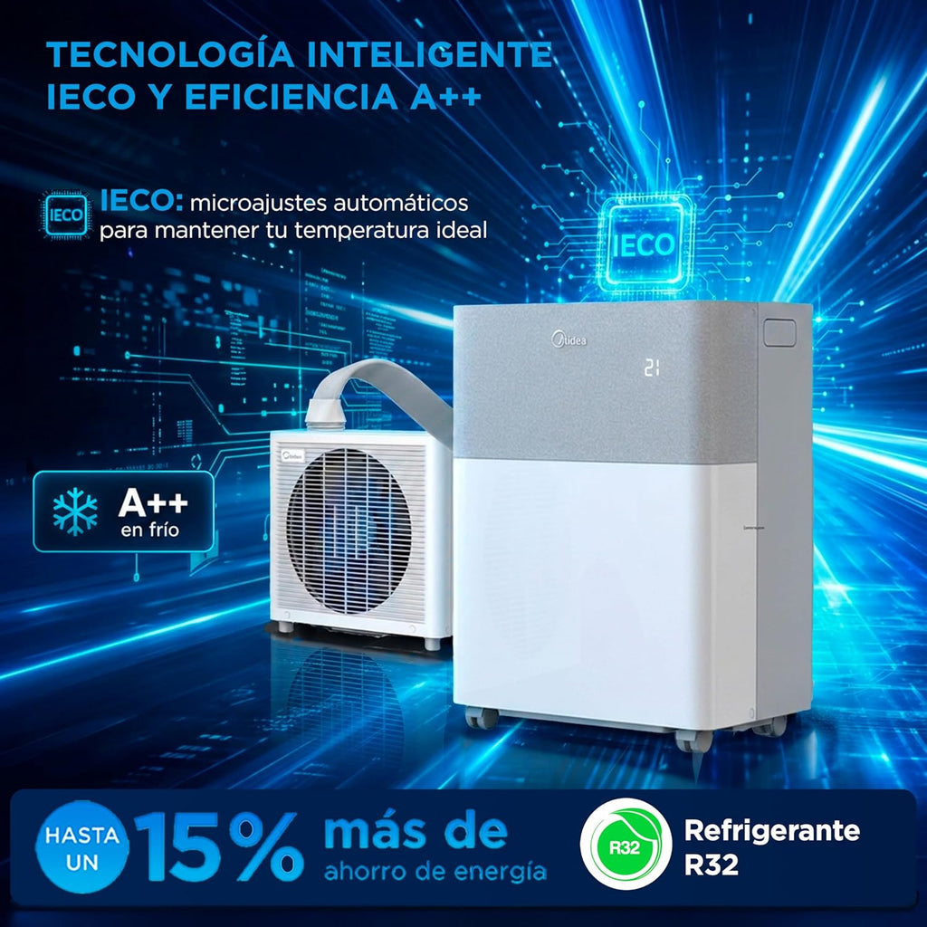 Midea Portasplit Portable Air Conditioner 4 in 1  3000 Fridges