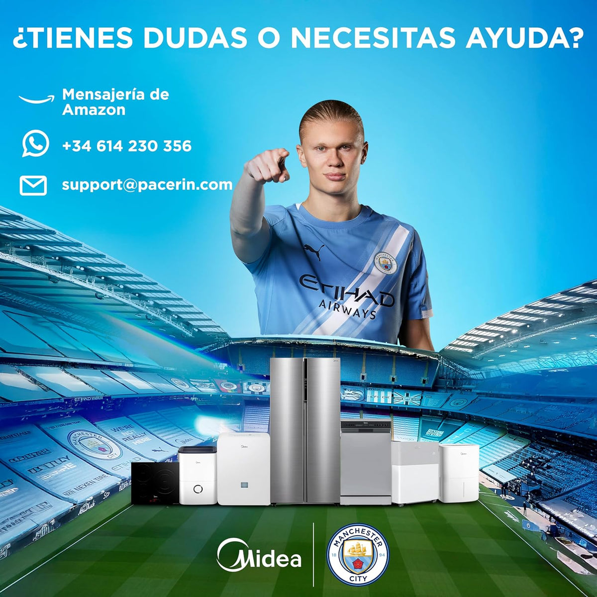 Midea Portasplit Portable Air Conditioner 4 in 1  3000 Fridges