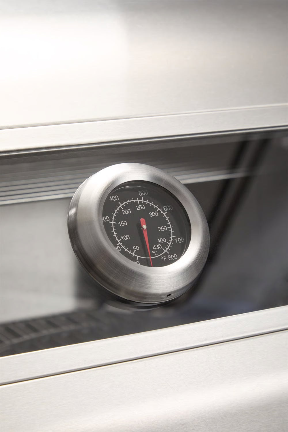 Módulo con barbacoa de gas con 4 quemadores para cocina modular de exterior en acero Rivana