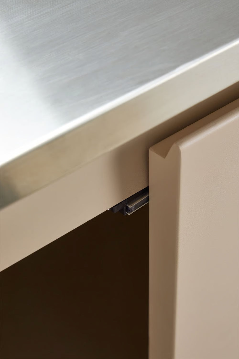 Módulo con barbacoa de gas con 4 quemadores para cocina modular de exterior en acero Rivana