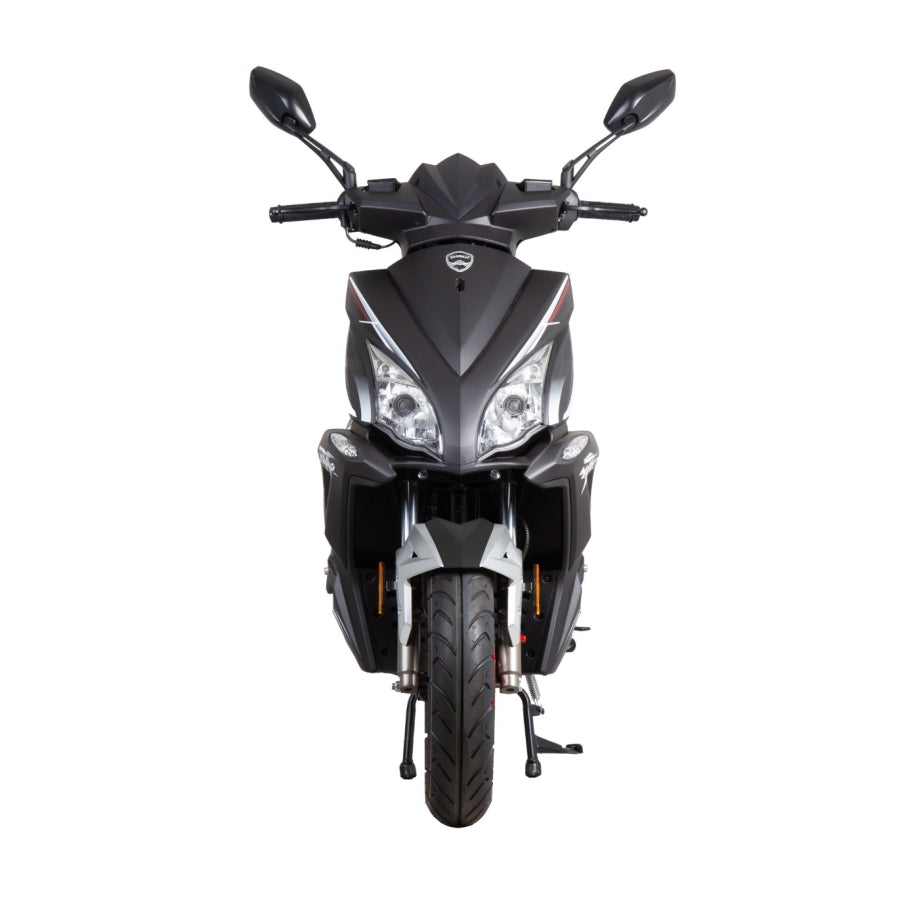 Moped Viarelli Matador mattsvart 45 km/h Klass 1