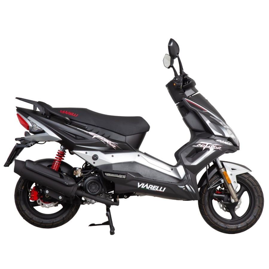 Moped Viarelli Matador mattsvart 45 km/h Klass 1