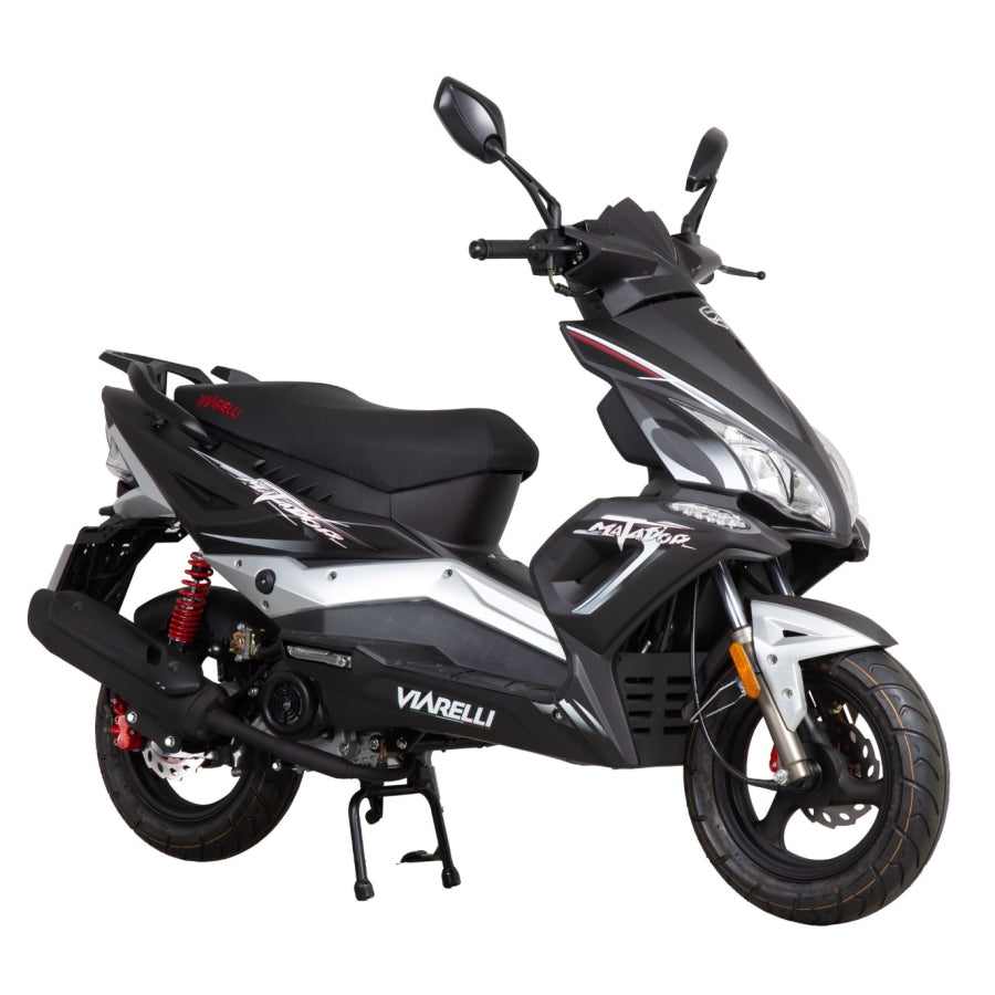 Moped Viarelli Matador mattsvart 45 km/h Klass 1