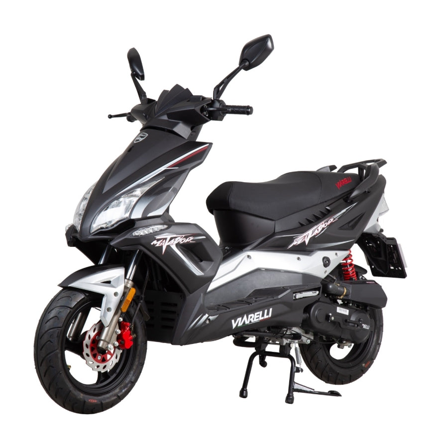 Moped Viarelli Matador mattsvart 45 km/h Klass 1