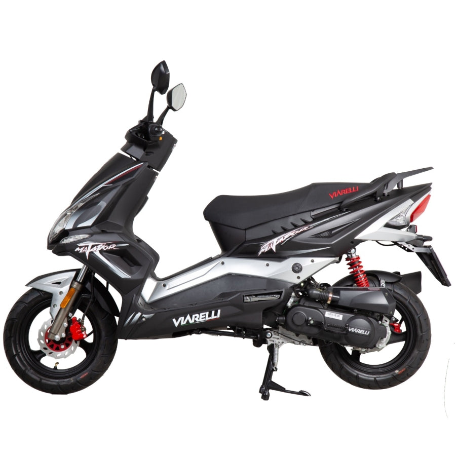Moped Viarelli Matador mattsvart 45 km/h Klass 1