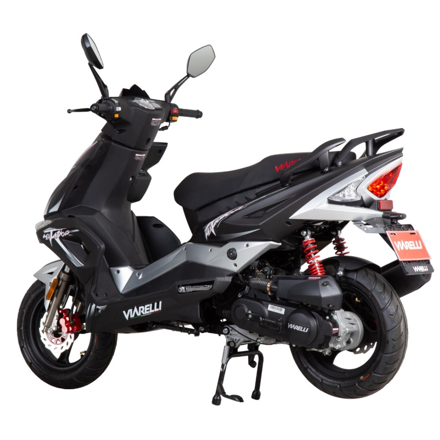 Moped Viarelli Matador mattsvart 45 km/h Klass 1