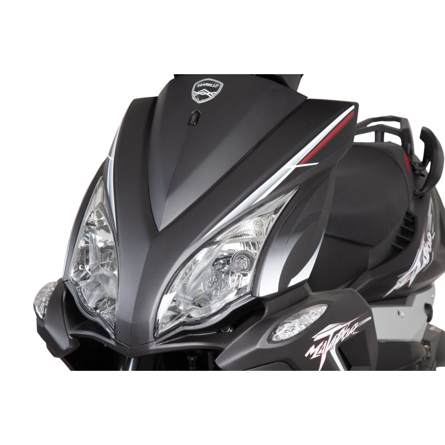 Moped Viarelli Matador mattsvart 45 km/h Klass 1