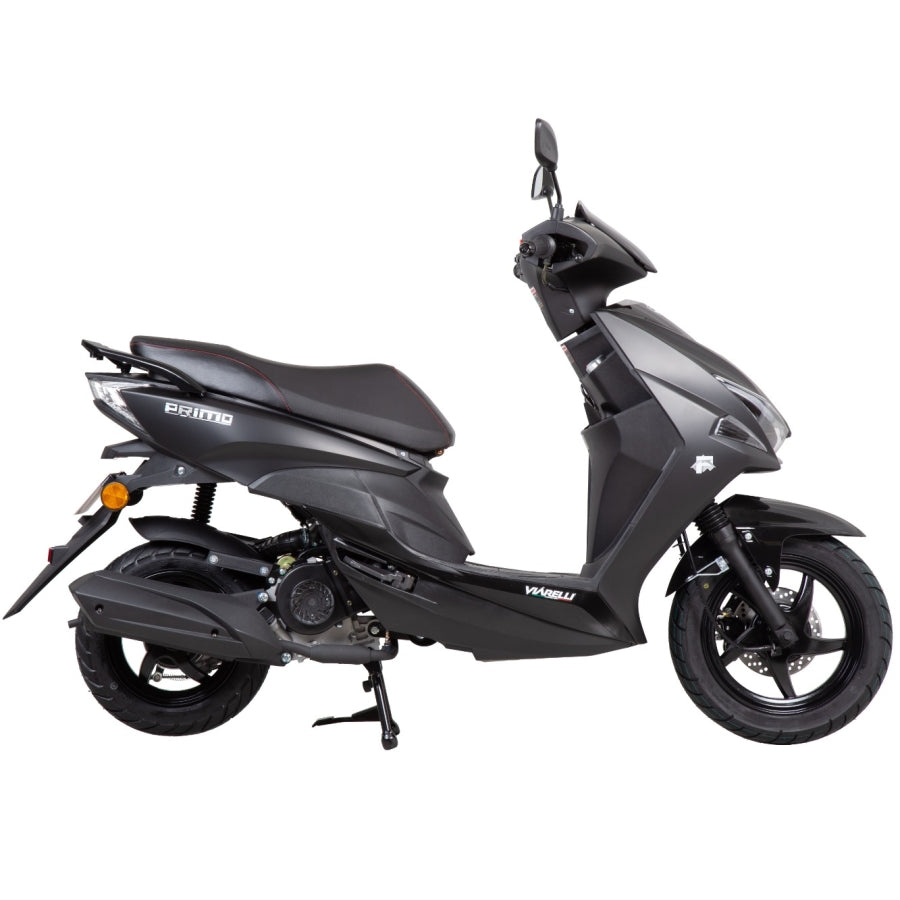Moped Viarelli Primo Mattsvart 45 km/h Klass 1