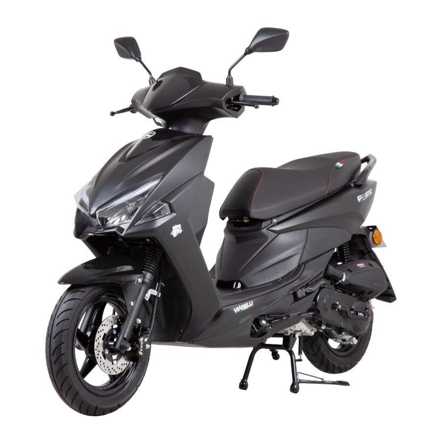 Moped Viarelli Primo Mattsvart 45 km/h Klass 1
