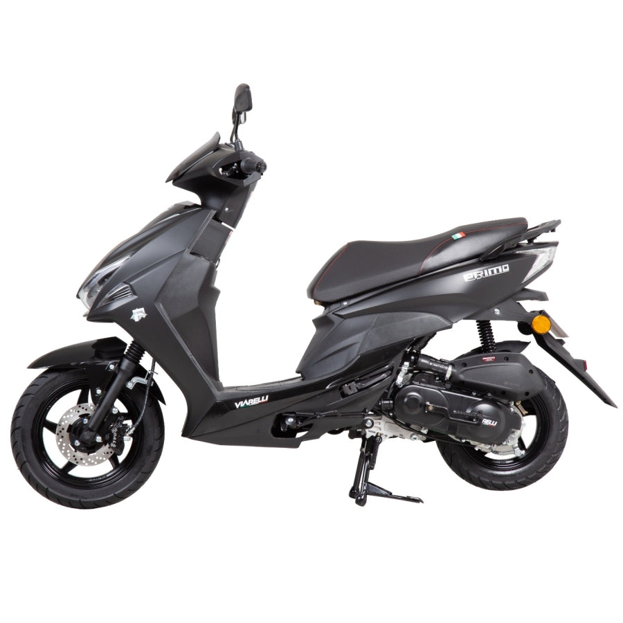 Moped Viarelli Primo Mattsvart 45 km/h Klass 1