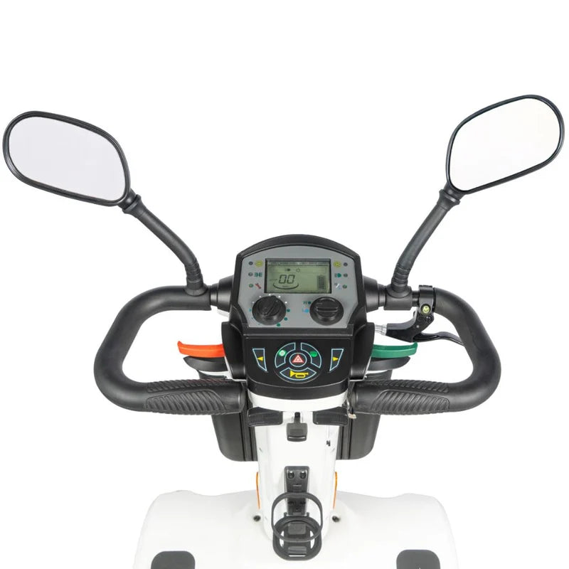 PERSEUS WHITE Elscooter  15 kmh  55 km  Luftfyllda hjul