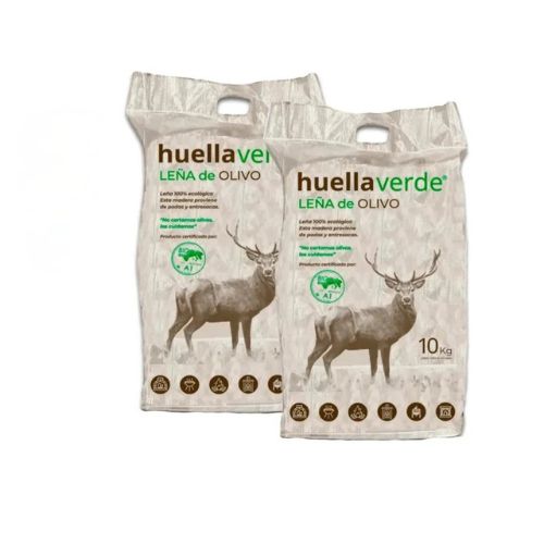 Pack 50 Sacos Leña de Olivo Premium (500 kg)