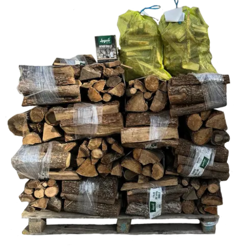 Palet Leña de Roble Macizo (340 kg)