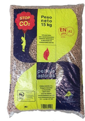 Palet Pellets Asturias – 72 Sacos