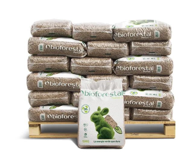 Pellets Bioforestal Premium – Pack 42 Sacos 15 kg