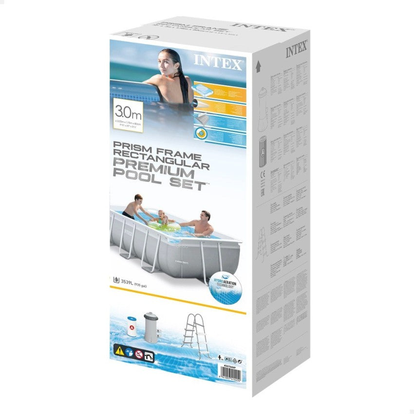 Piscina rectangular Prism Frame INTEX 3 metros con depuradora