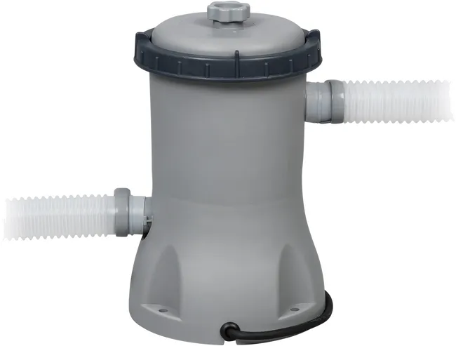 Piscina tubular de acero marrón redonda ø 3.66x1 m con depuradora de cartucho y escalera de seguridad BESTWAY