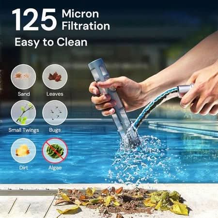 Poolfreund – Aspiradora inalámbrica para piscinas para una limpieza sin esfuerzo