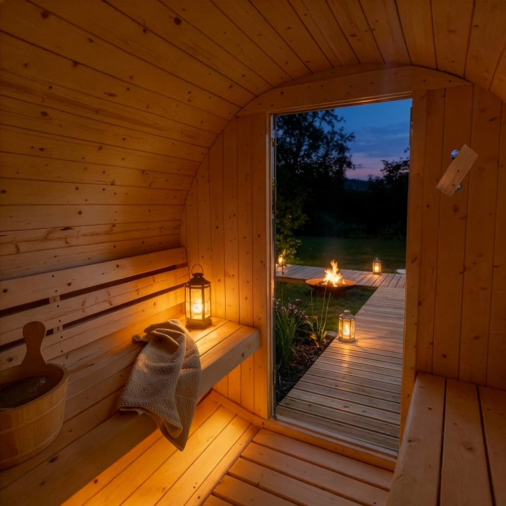 Sauna de barril exterior LAHTI - M