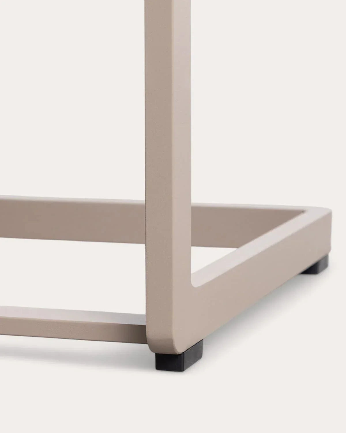 Set de Tumbona Doble Reclinable Kewin y 2 Mesas Auxiliares de Aluminio (40x40 cm) Kreta Colours