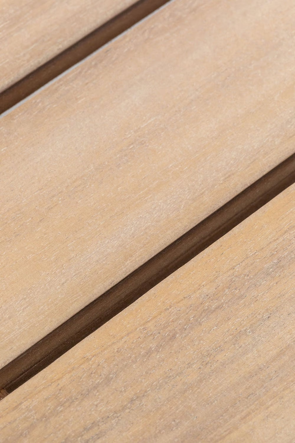 Set de mesa rectangular 220x100 cm y 8 sillas de jardín en madera de acacia Kaela