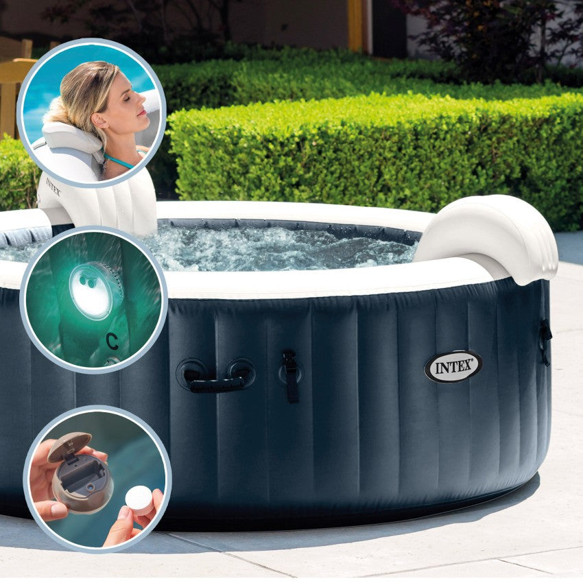 Spa hinchable masaje INTEX burbujas para 4 personas