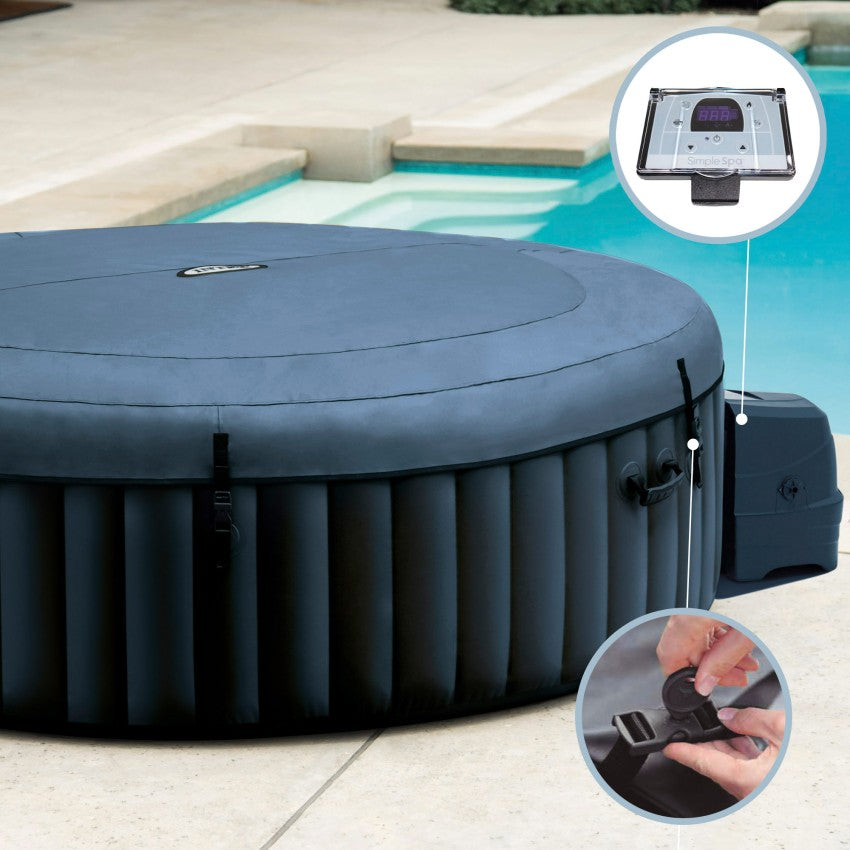 Spa hinchable masaje INTEX burbujas para 4 personas