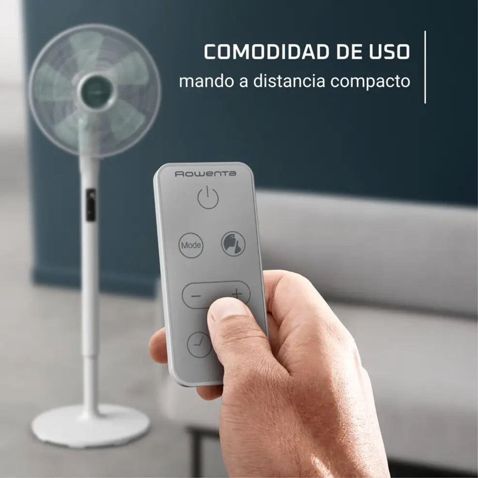 Rowenta Turbo Silence Extreme +, Ventilador de pie, Potente, Silencioso, Bajo consumo