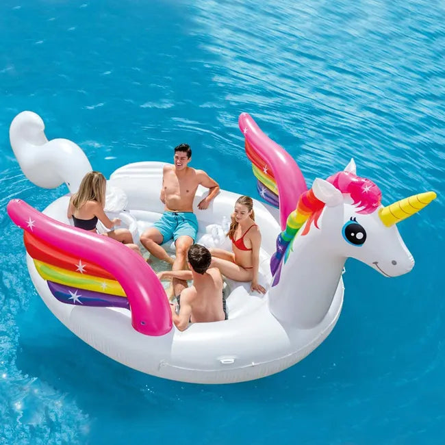 Unicornio gigante hinchable 422x373x185 cm