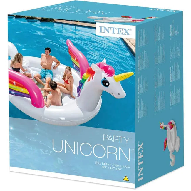 Unicornio gigante hinchable 422x373x185 cm