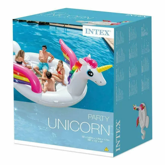 Unicornio gigante hinchable 422x373x185 cm