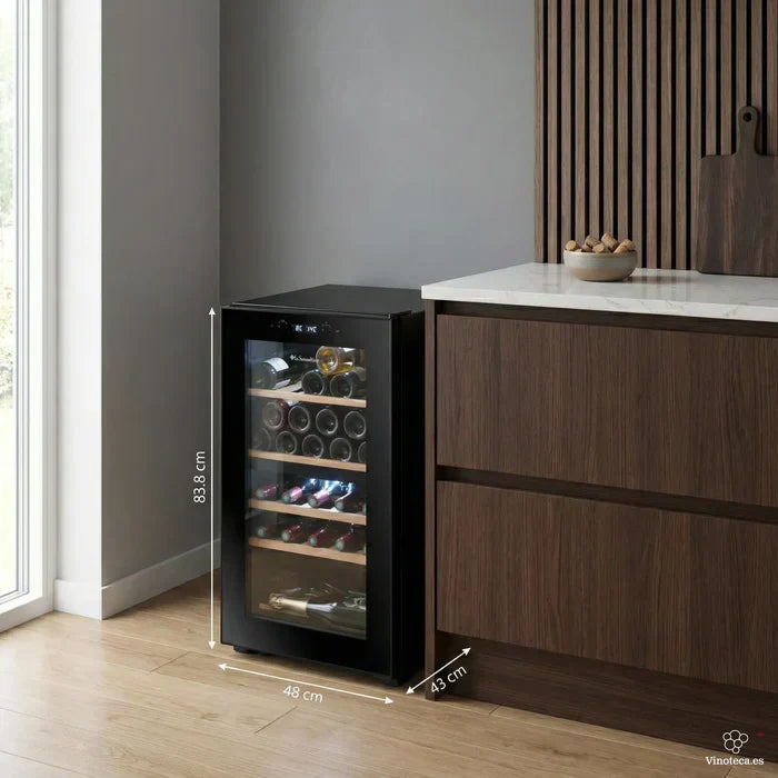 Vinoteca 51 botellas  LED  5–18°C  Compresor  Silenciosa  Jerez C51