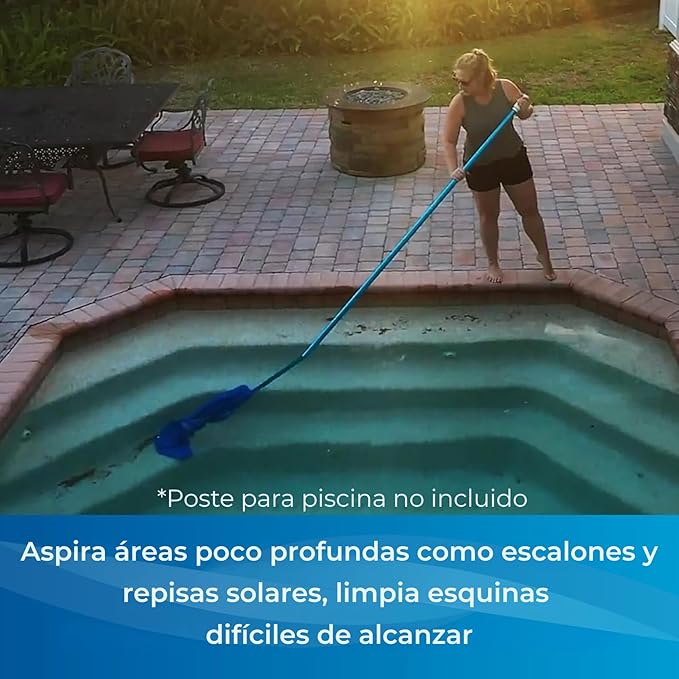 Water Tech POOL BLASTER Max Li Pool Vacuum, Cordless Pool Vacuum with P30 Motor, Handheld Vacuum for Pools and Spas