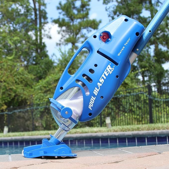 Water Tech POOL BLASTER Max Li Pool Vacuum, Cordless Pool Vacuum with P30 Motor, Handheld Vacuum for Pools and Spas