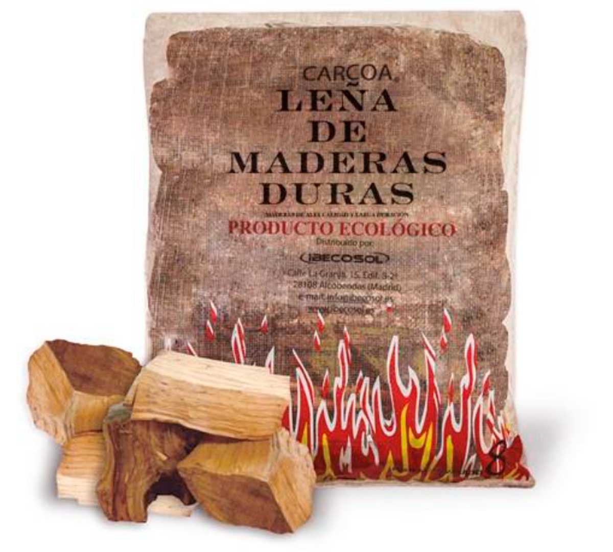 Leña Maderas Duras Carcoa – 8 kg